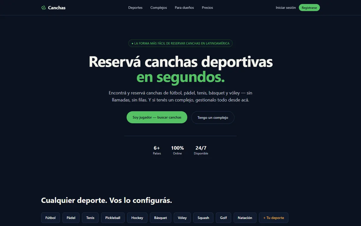 Captura de pantalla de Hay Cancha